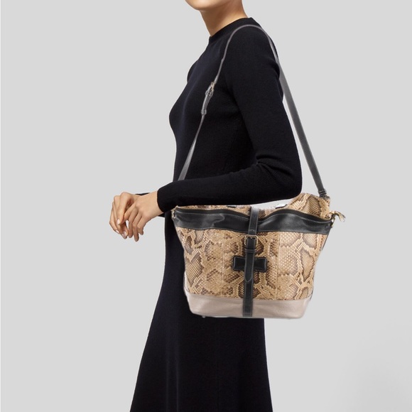 Loewe Vintage Python Shoulder Bag - Picture 2 of 6